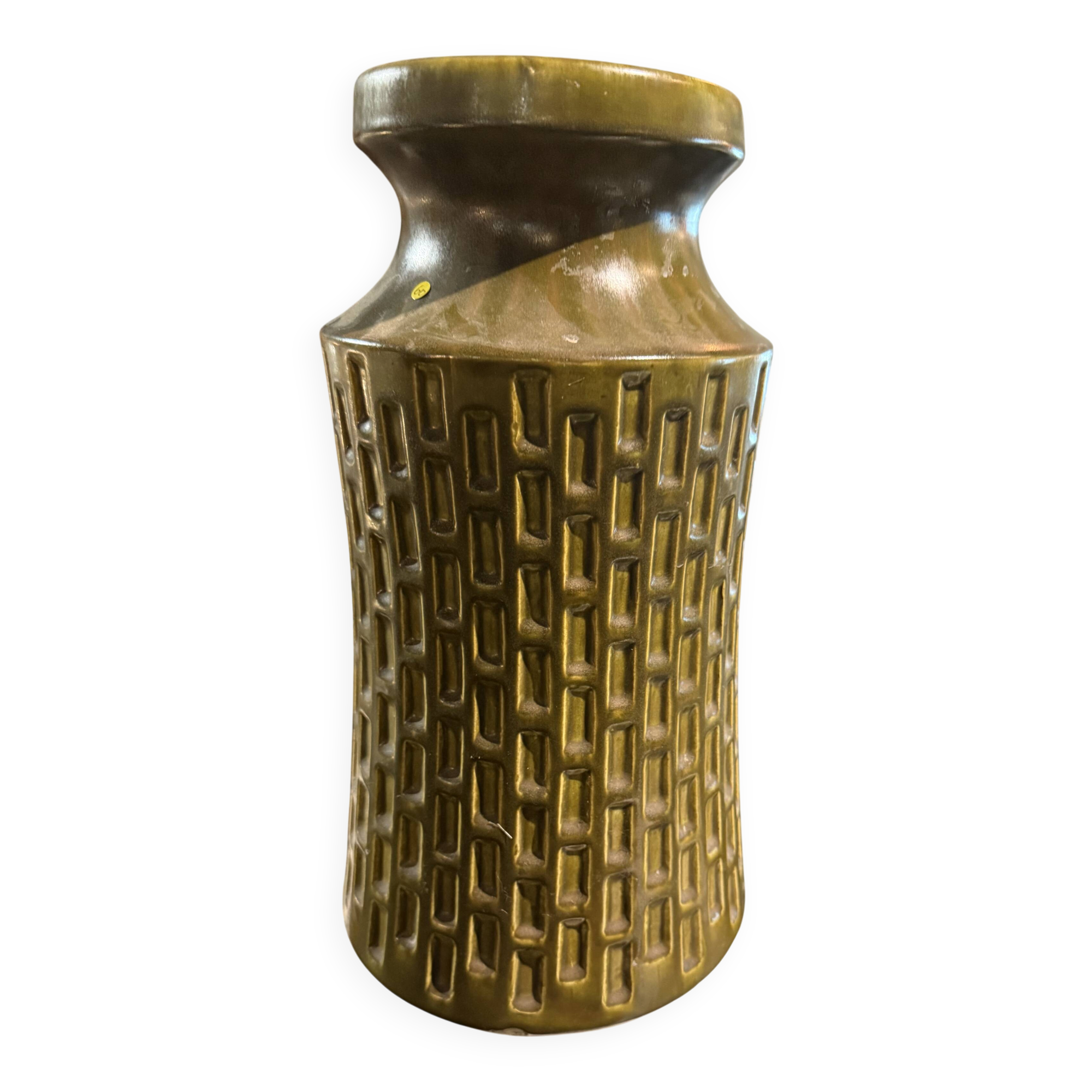 Vase de sol JASBA Keramik – Modèle N° 527-41 – Allemagne de l'Ouest 1970