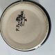 Quimper cup Paul Fouillen stylised decoration blue ochre circa 1940