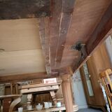 Renovated Art Deco table with 3 extensions.