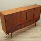 Enfilade en teck, design danois, années 1960, production : Danemark