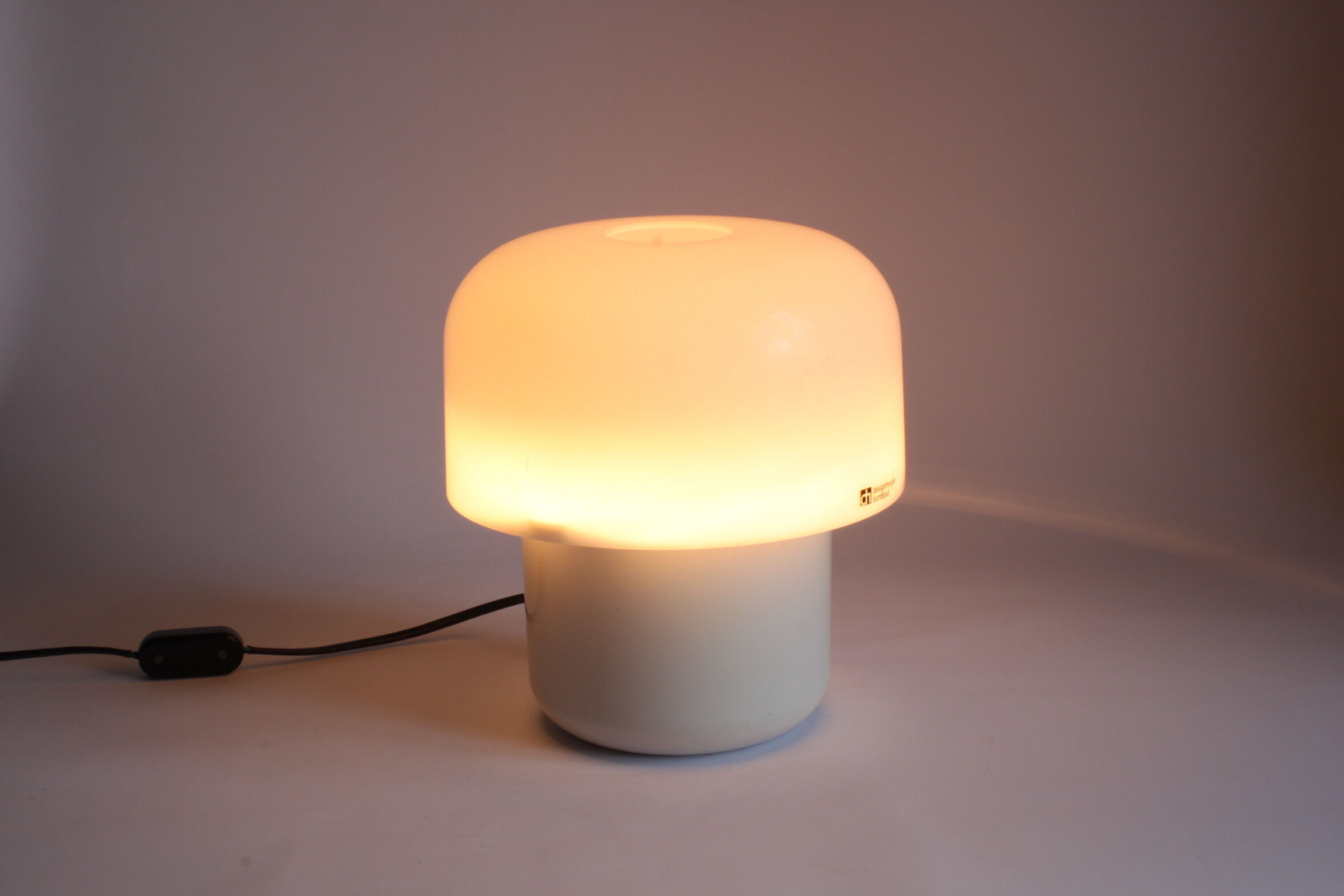 Mushroom table lamp by Studio 6/G for Harvey Guzzini, Italy, 1970