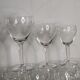 Crystal stemmed glasses