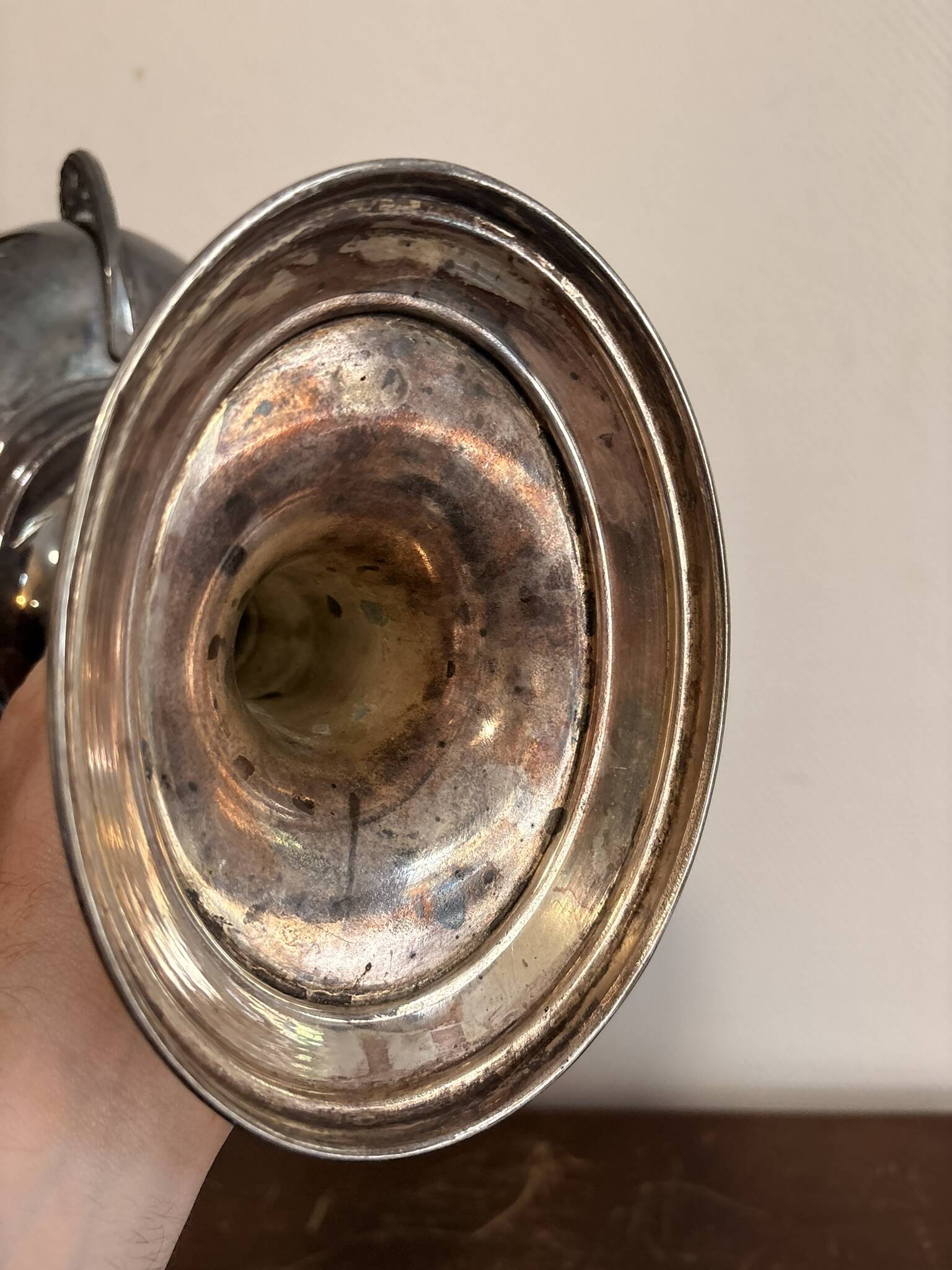 Antique Oval Basket Bowl Neo-Renaissance Silver-Plated Metal 19th Century