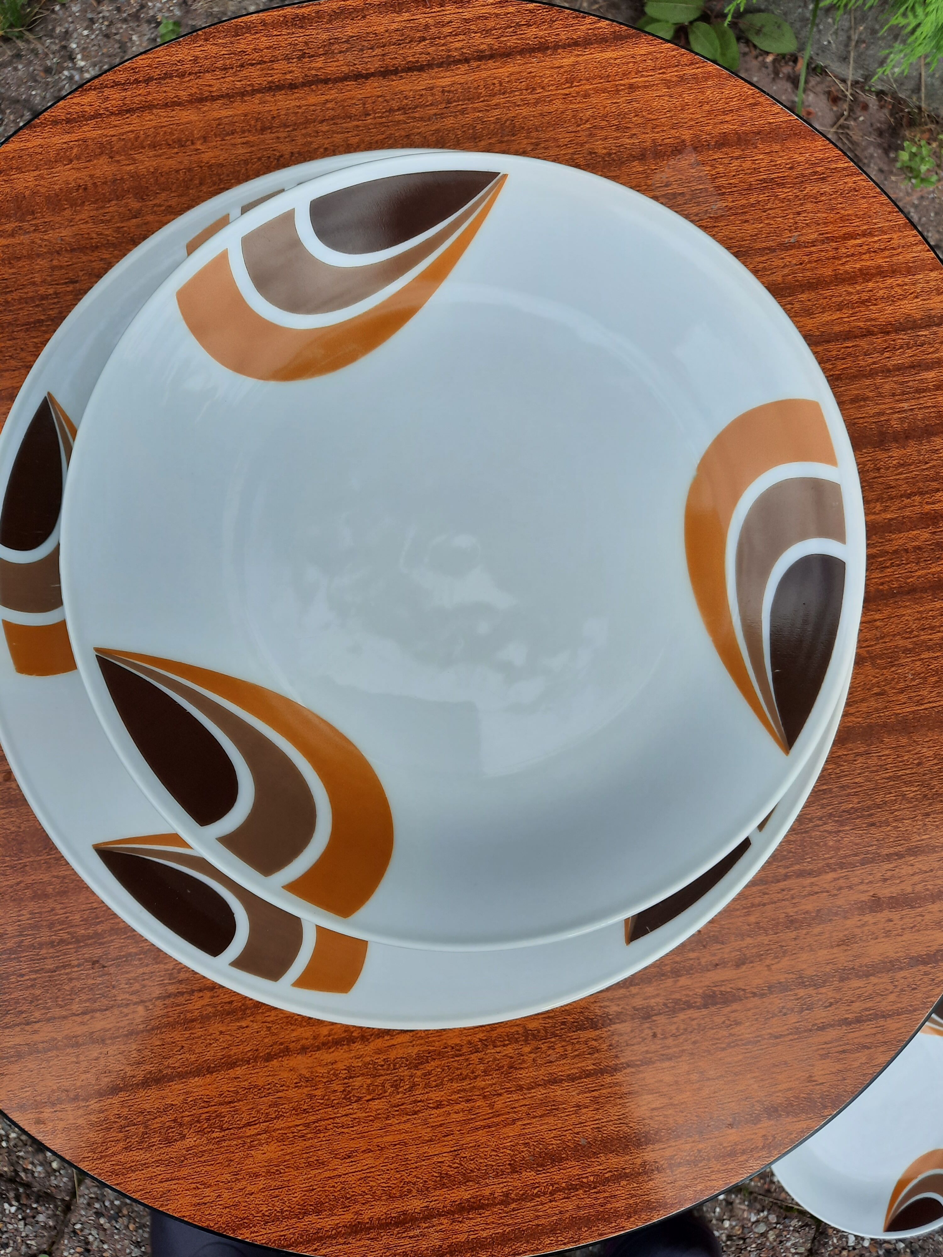 Service à dessert vintage porcelaine allemande