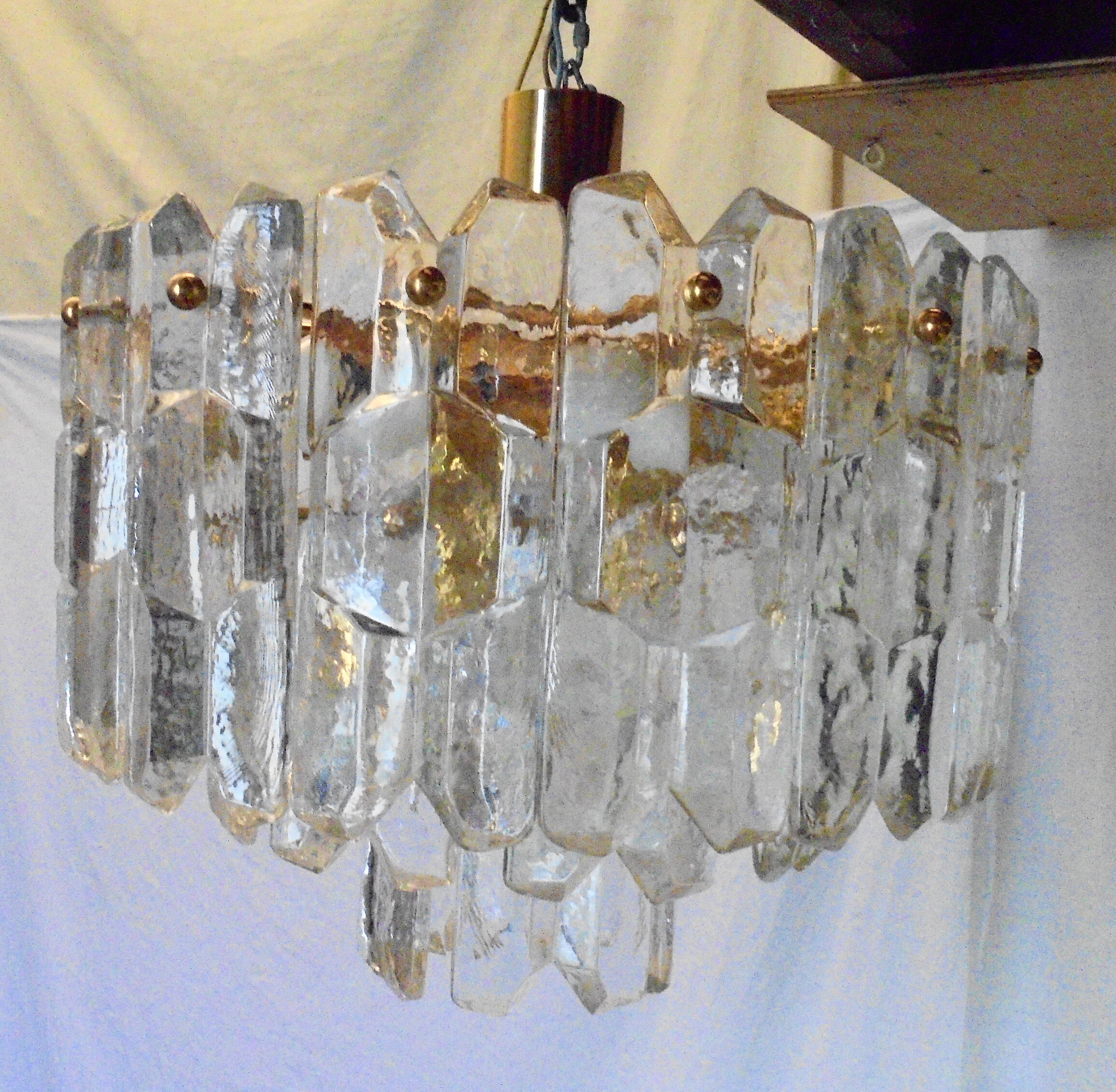 Palazzo chandelier by J.T Kalmar from the 60s