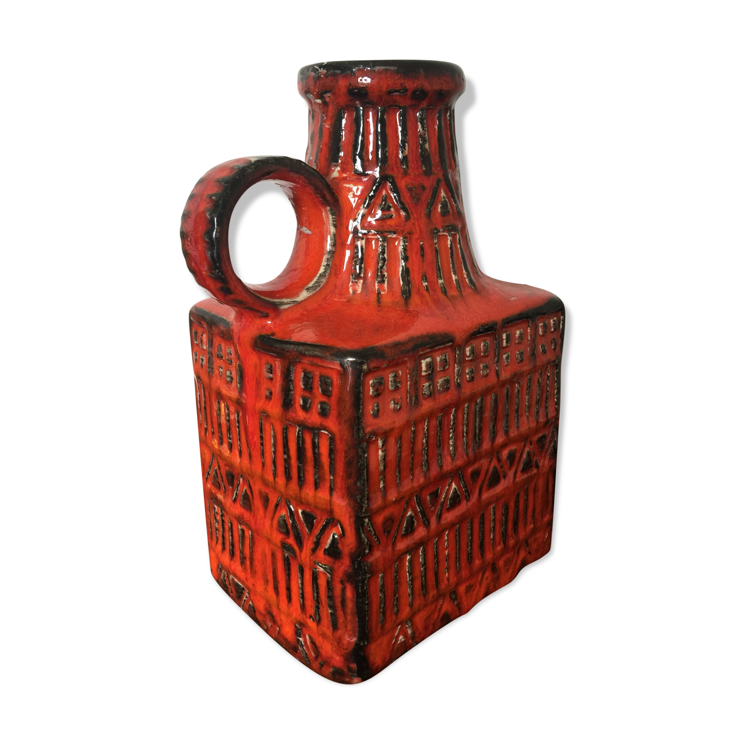 Ceramic vase Bay West Germany 50s 60s