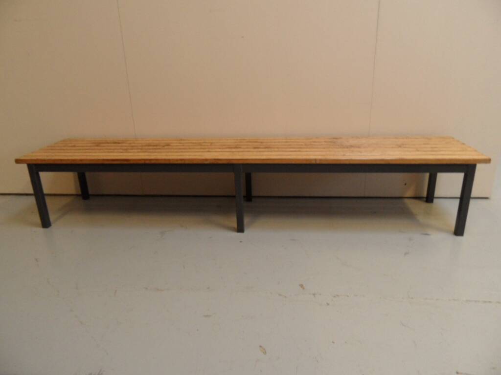 Vintage school bench