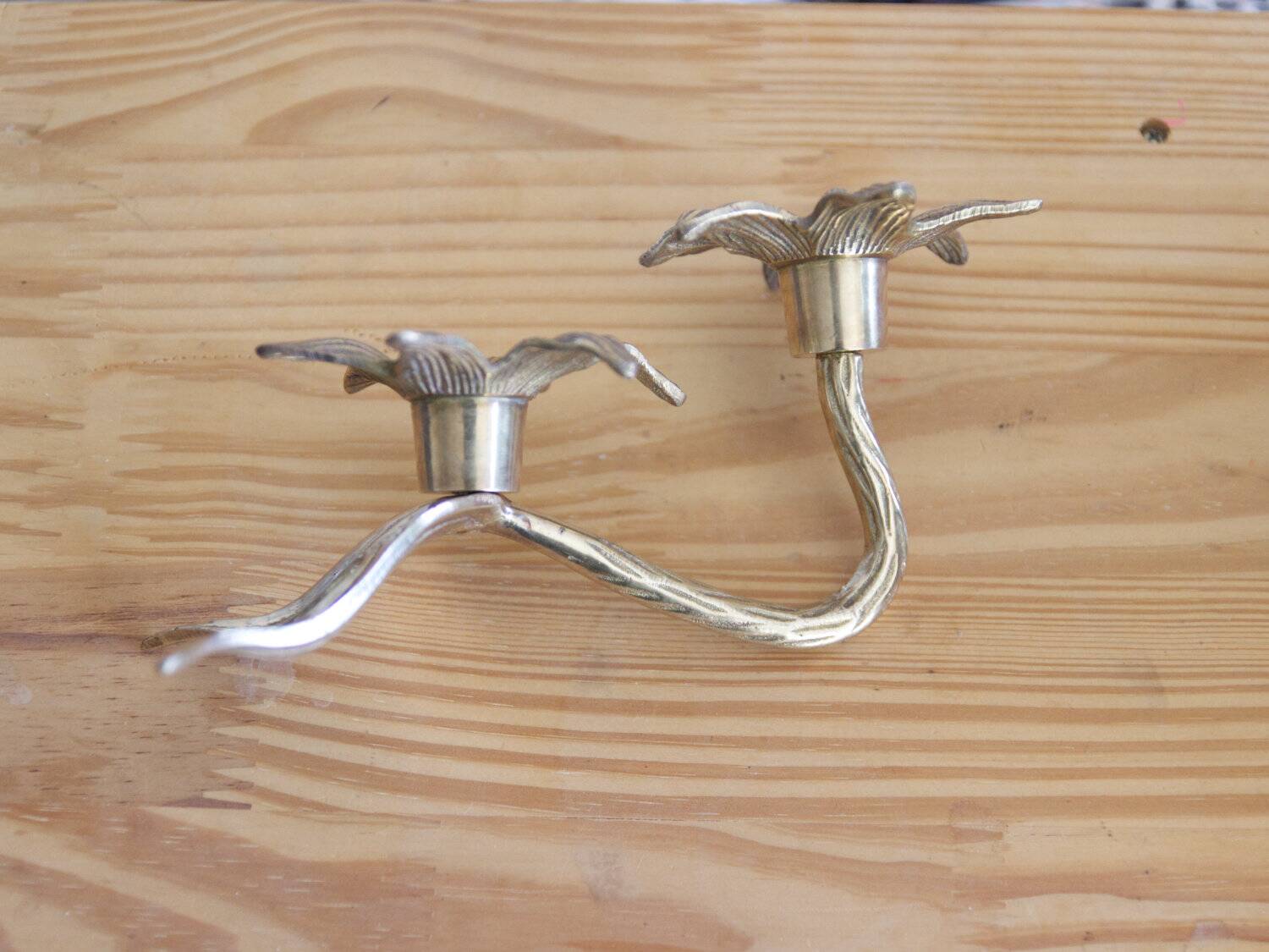 Flower candle holder