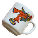 Tasse Mug Arcopal Clown carnaval 1980