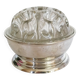 Pewter and crystal flower pick, "Les Etains du Manoir"