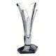 Art Deco vase, crystal, Moser, Czechoslovakia, 1930s