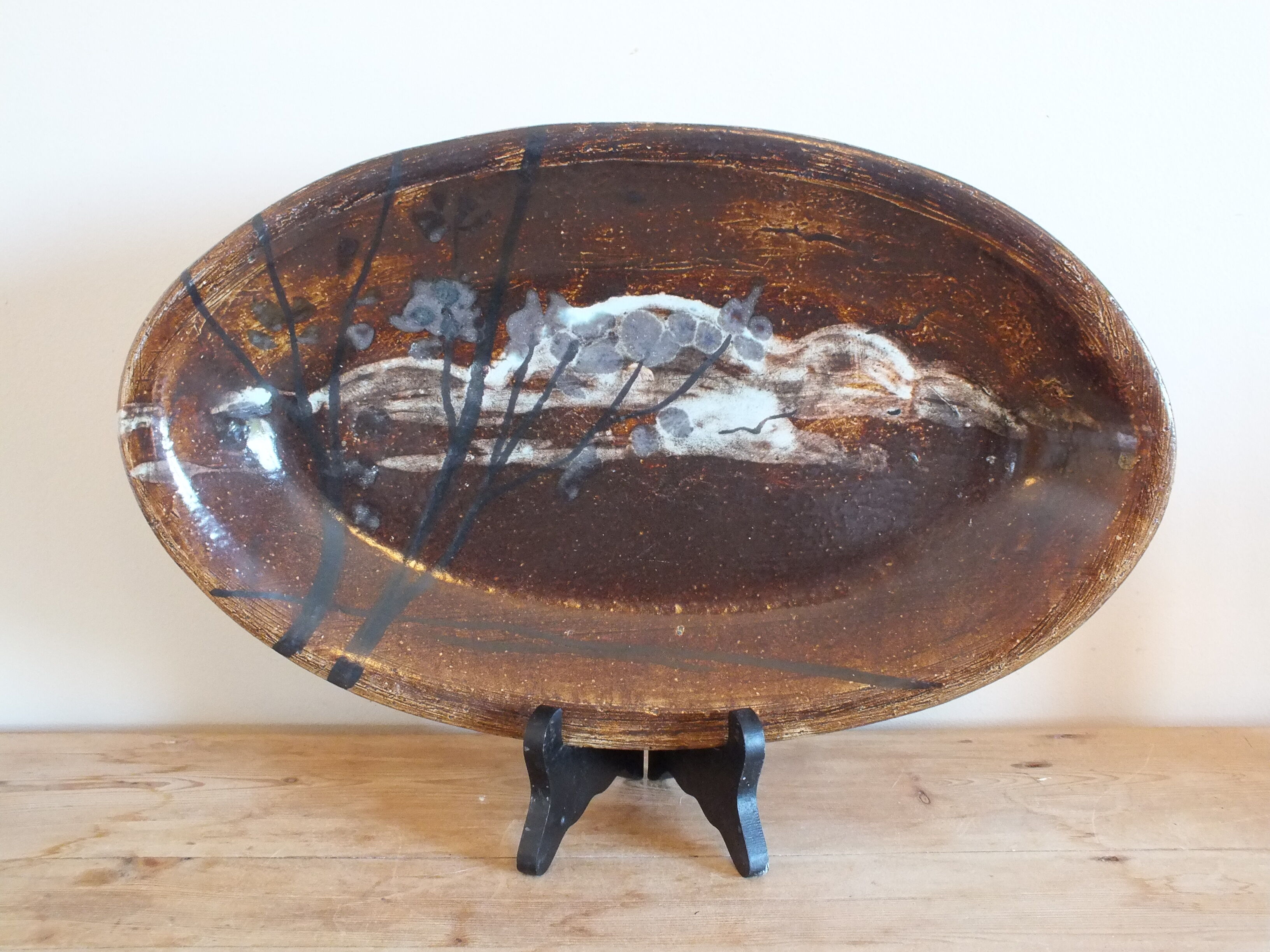 Decorative dish le trident vallauris