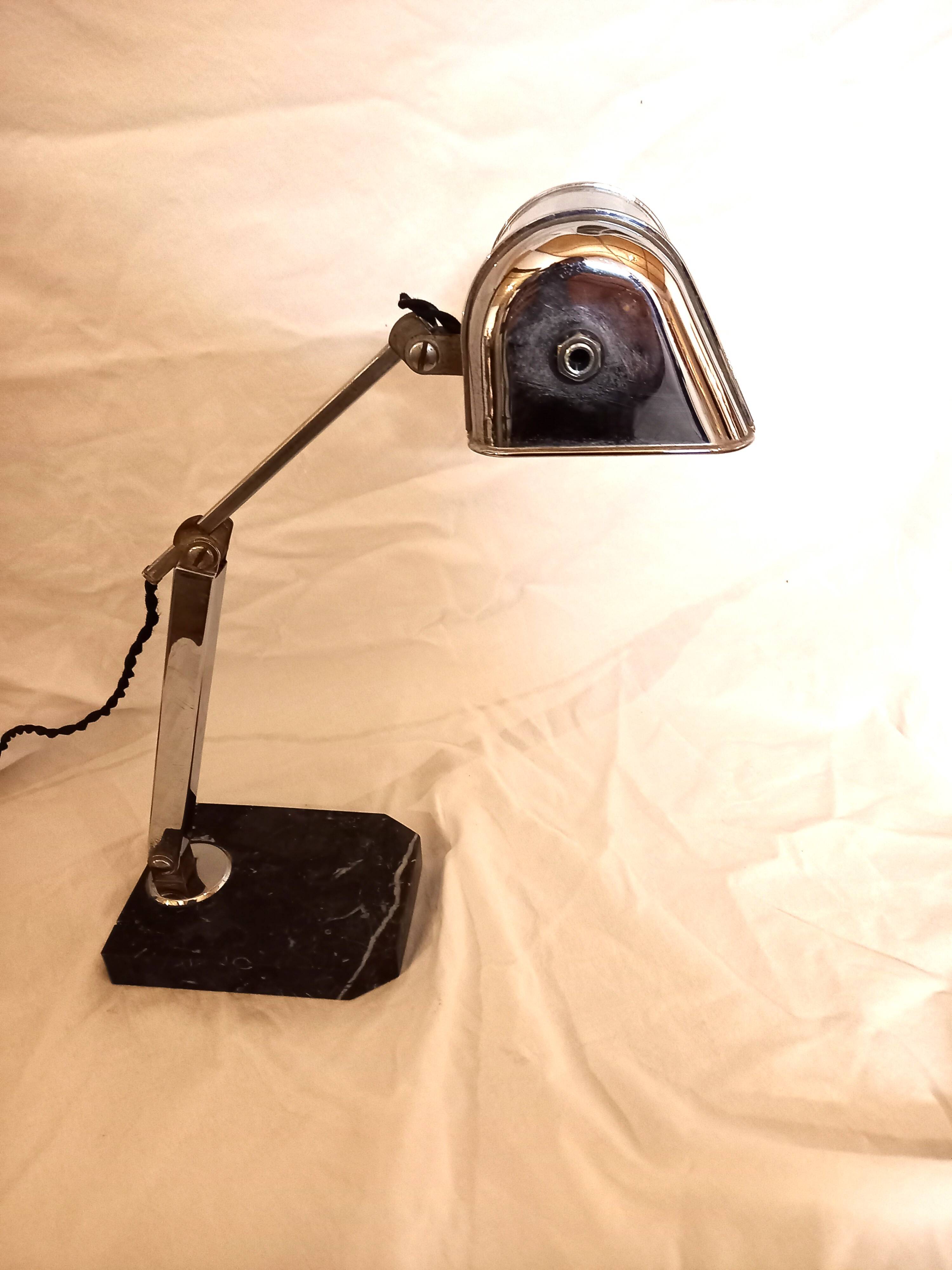 Art deco “Pirouette” desk lamp for Fare, 1930s