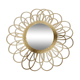 Wicker round mirror 55x55cm