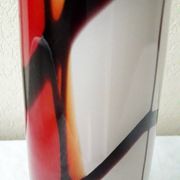 Multicoloured glass vase