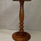 Pedestal table console solid wood furniture plant holder
