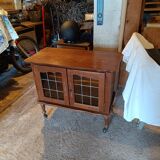 Glass TV bar cabinet