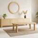 Cherry wood coffee table