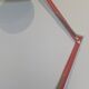 Articulated desk lamp orange ledu scandinavian design suedois
