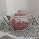 English porcelain teapot adams english scenic