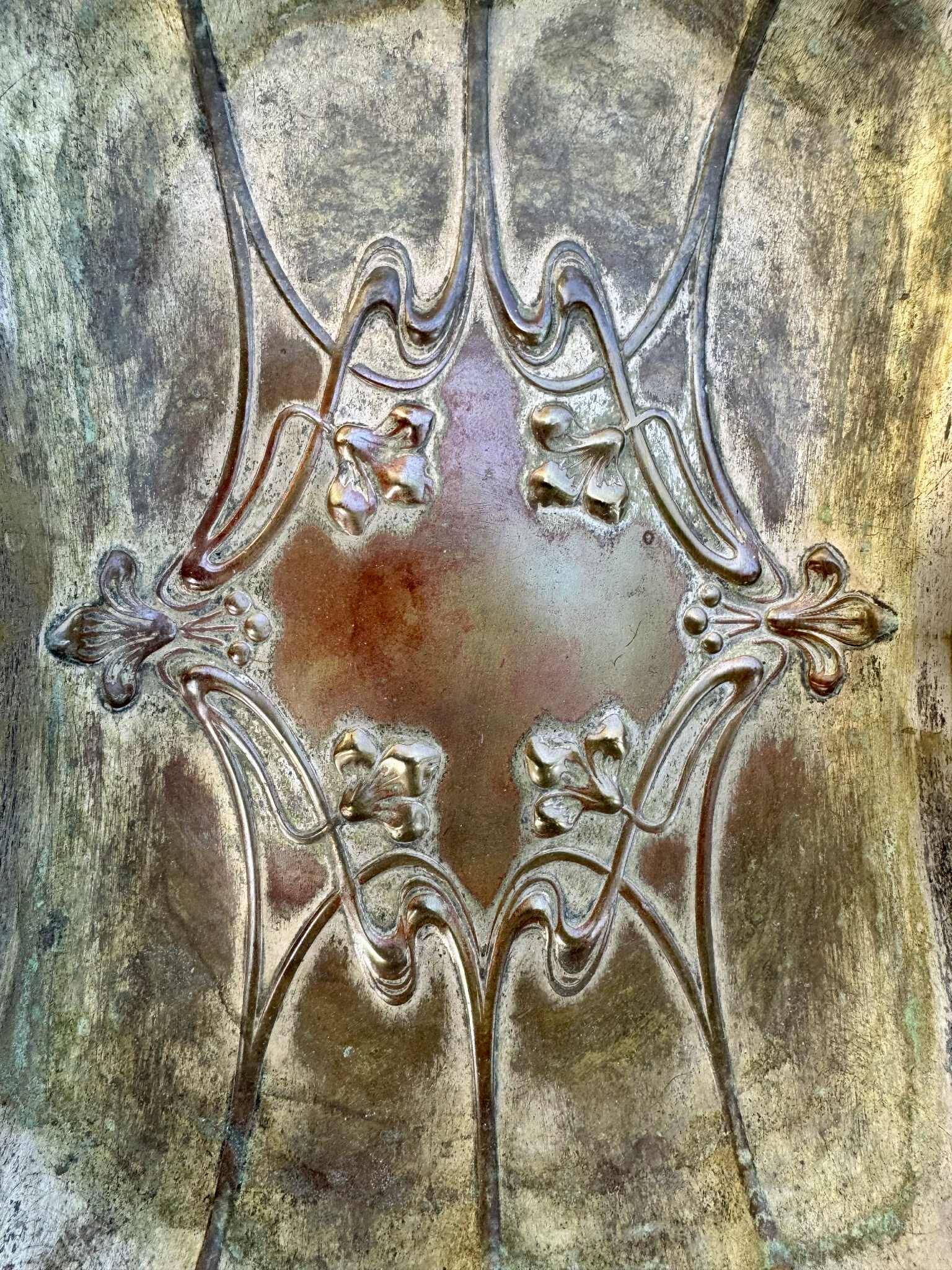 Large silver table centrepiece Art Nouveau period