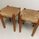Pair of vintage stools called Méribel by Charlotte PERRIAND