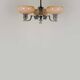 Lustre Art Déco Bauhaus chromé de Napako, ancienne Tchécoslovaquie, 1940