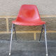 Chaise DSS orange par Charles et Ray Eames pour Herman Miller années 60