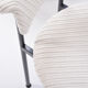 Set of Three Dutch White Alpha Chairs Designed by Rudolf Wolf, 1960s