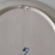 Hand-painted earthenware plate, floral bouquet
