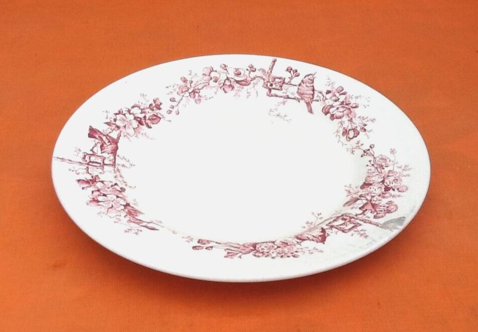 Plat de service Faïences Porcelaines Cristaux  Grand Dépôt Emile Bourgeois