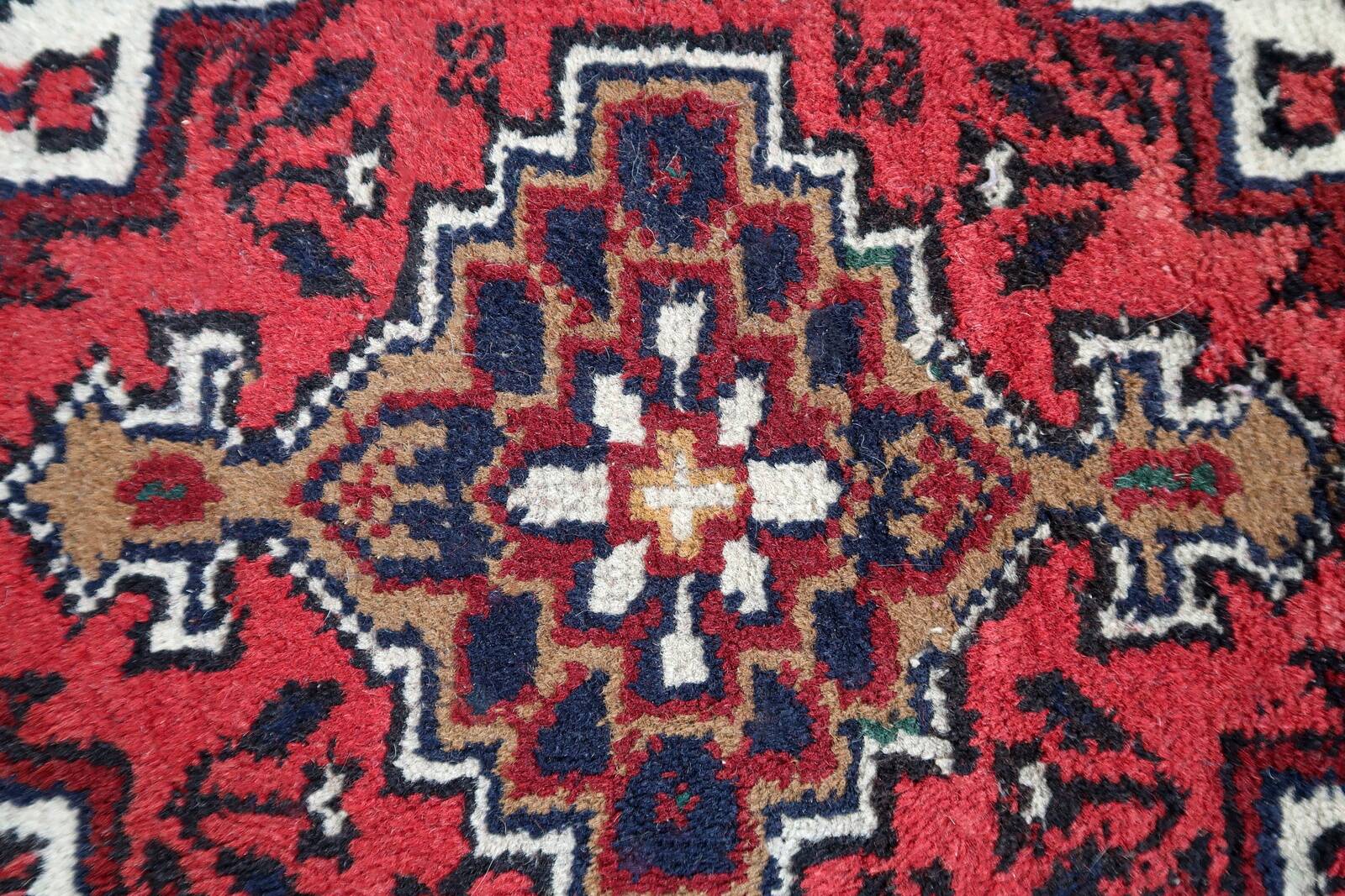 Tapis vintage fait main Hamadan – 40 cm x 60 cm - 1C960