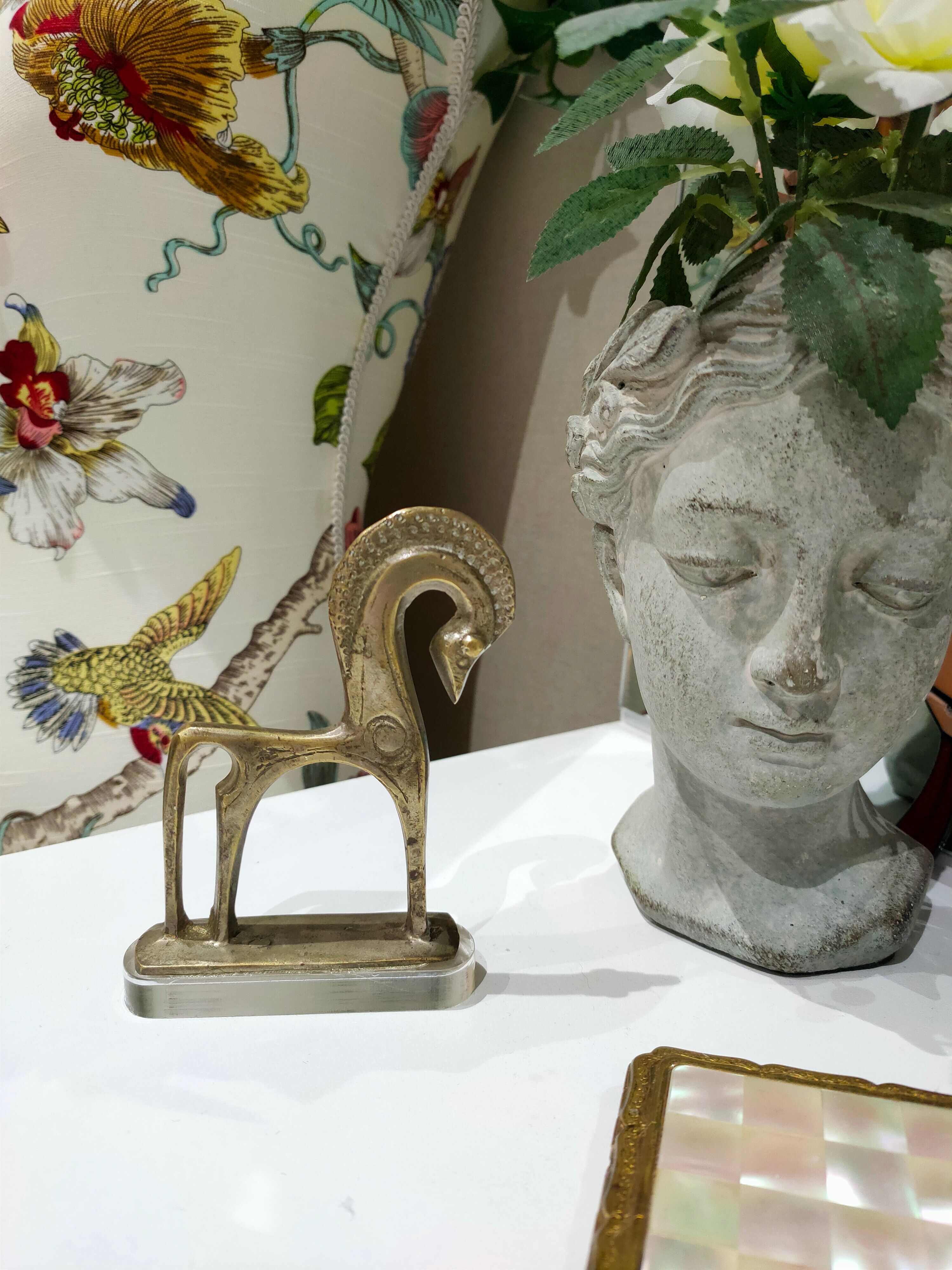 Greek Etruscan horse in brass