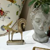 Greek Etruscan horse in brass