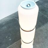 Mid-century Italian space age glass floor lamp from the 1960s.