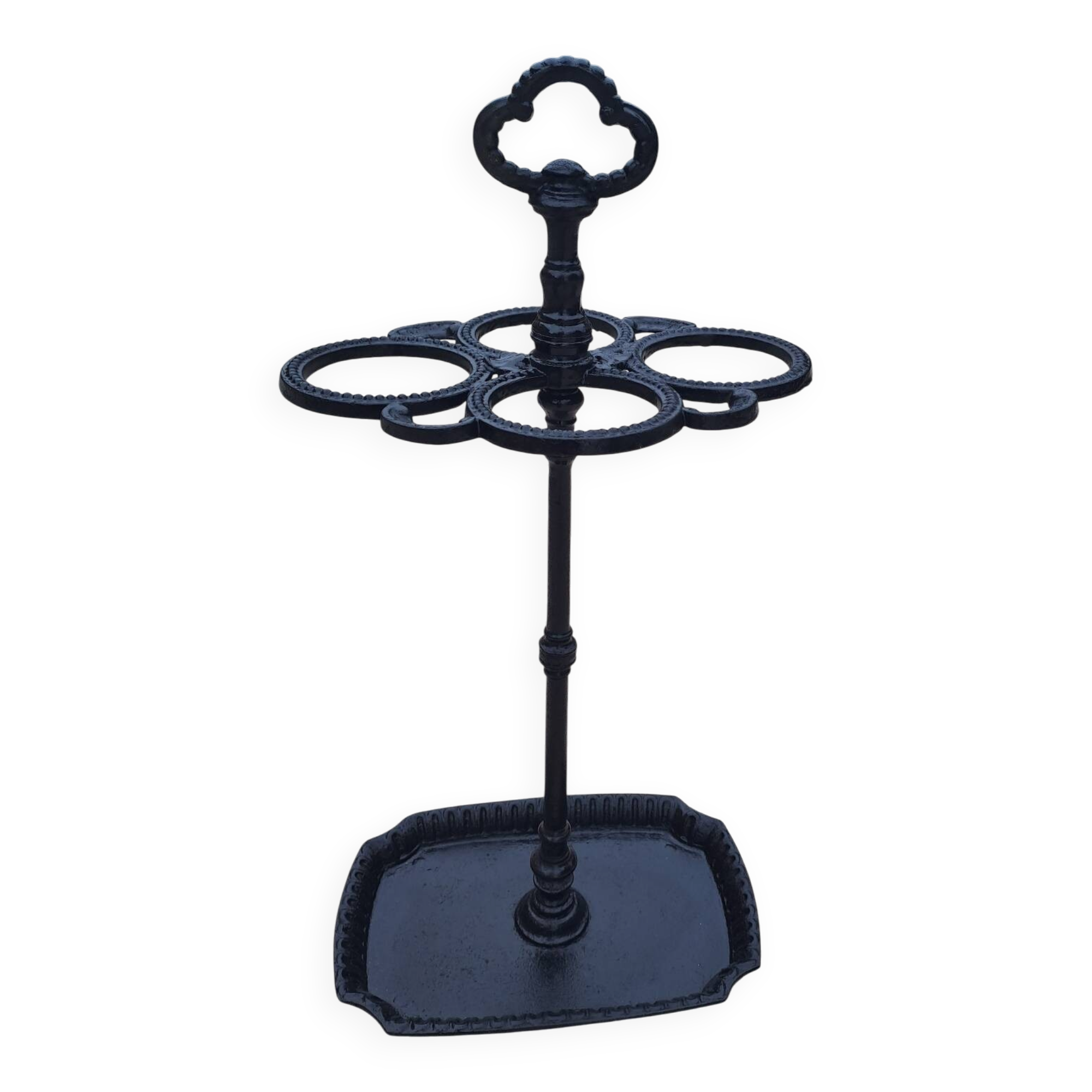 Painted cast iron umbrella stand