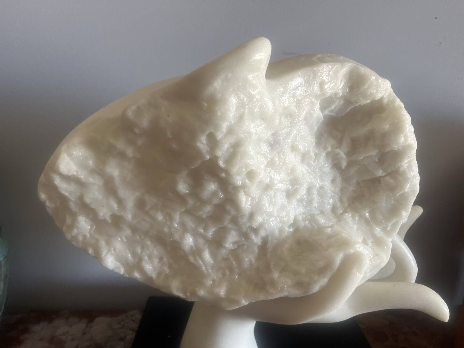 Sculpture grand format - Visage penché - Bouddha