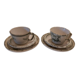 Duo tasses assiettes à gâteaux Kéraluc Quimper