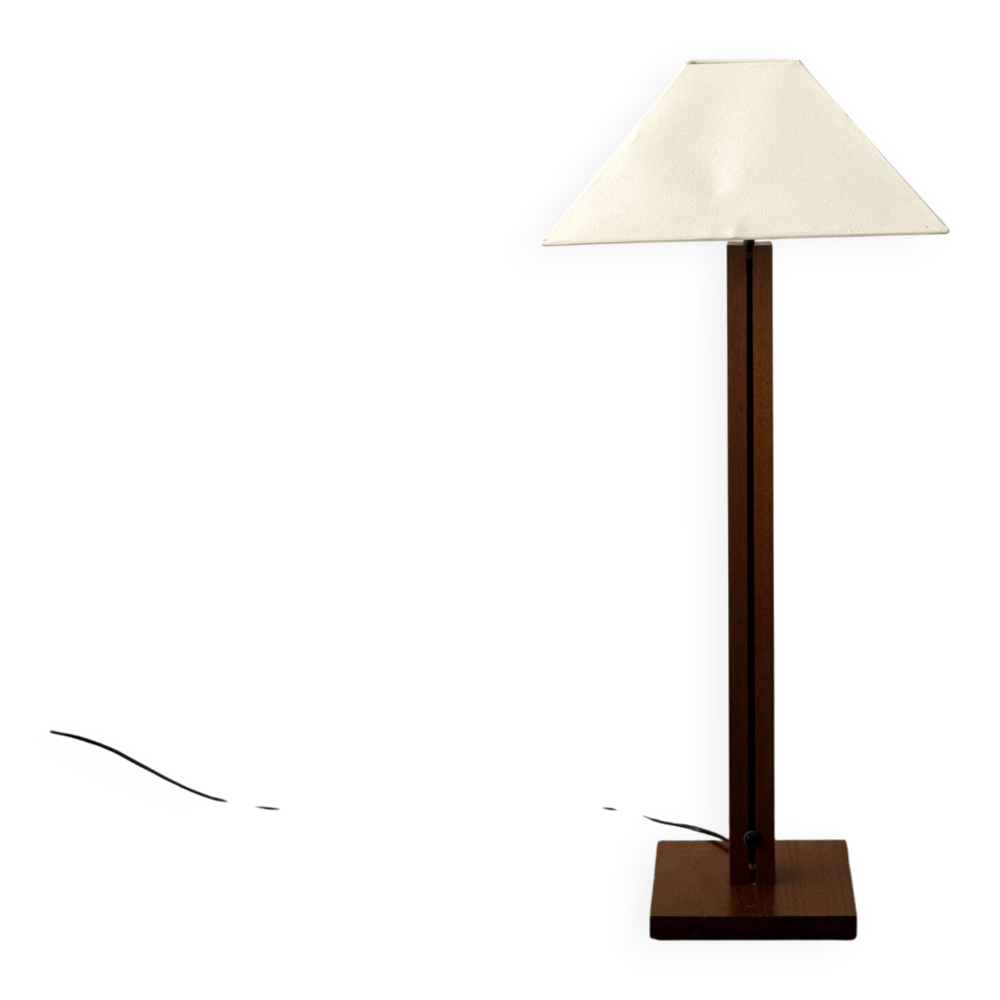 Postmodern Adjustable Wood Floor Lamp by Bellino, 1990s