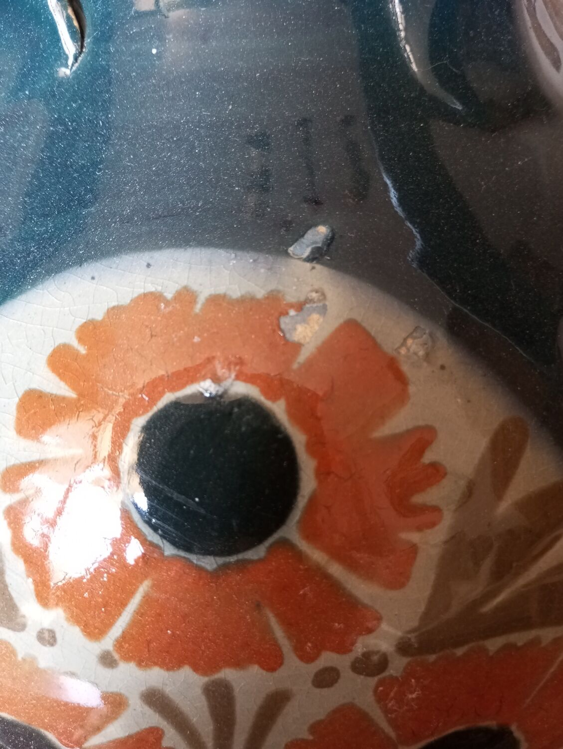 Elchinger vase in ceramic with 4 handles