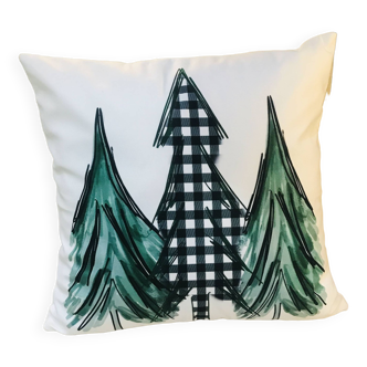 Christmas tree cushion