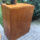 Armoire basse vintage 1960 en bois clair