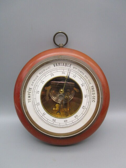 Ancient aneroid barometer