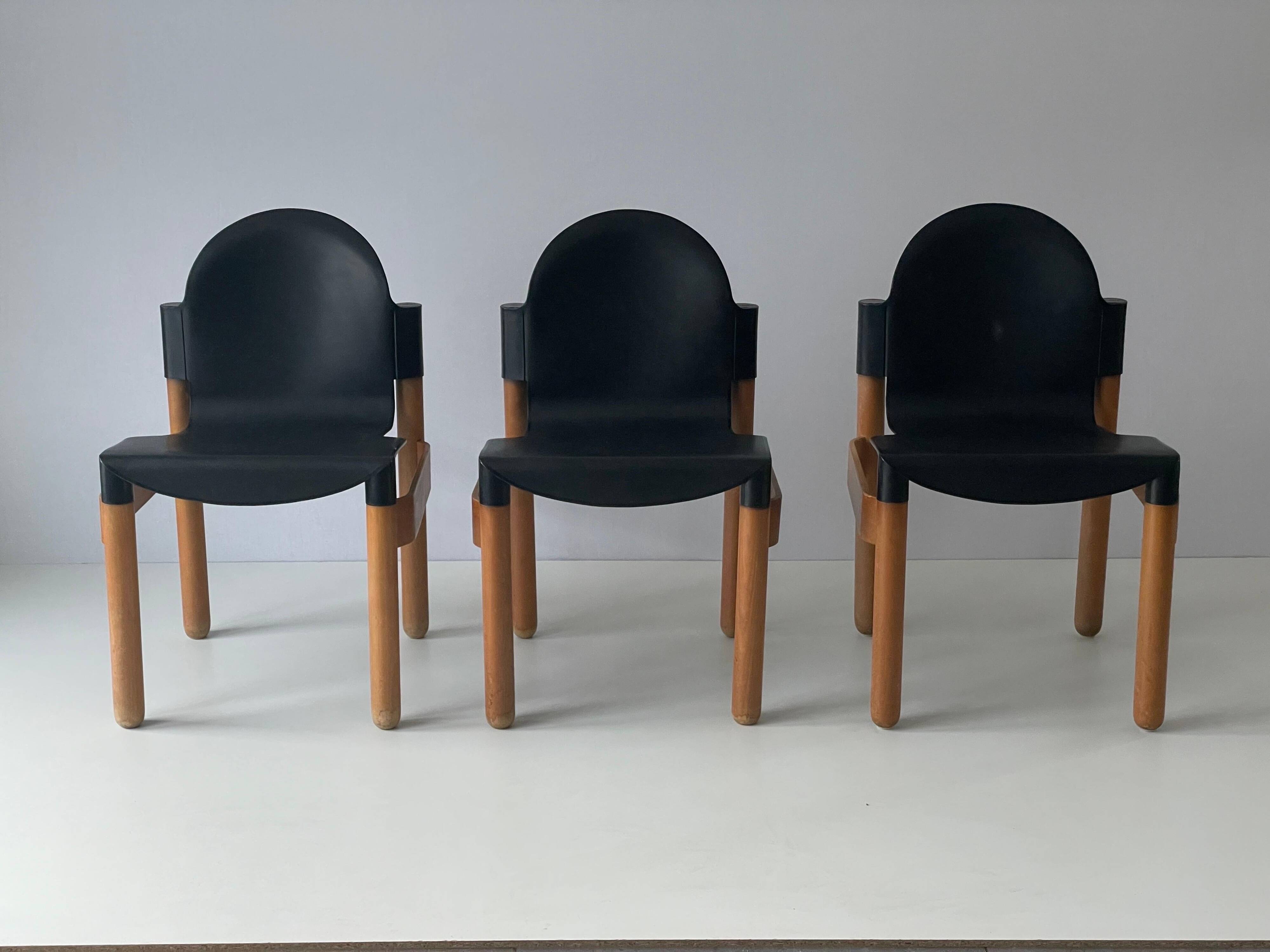 Thonet Flex Set of 3 chairs by Gerd Lange, 1970s, Germany
