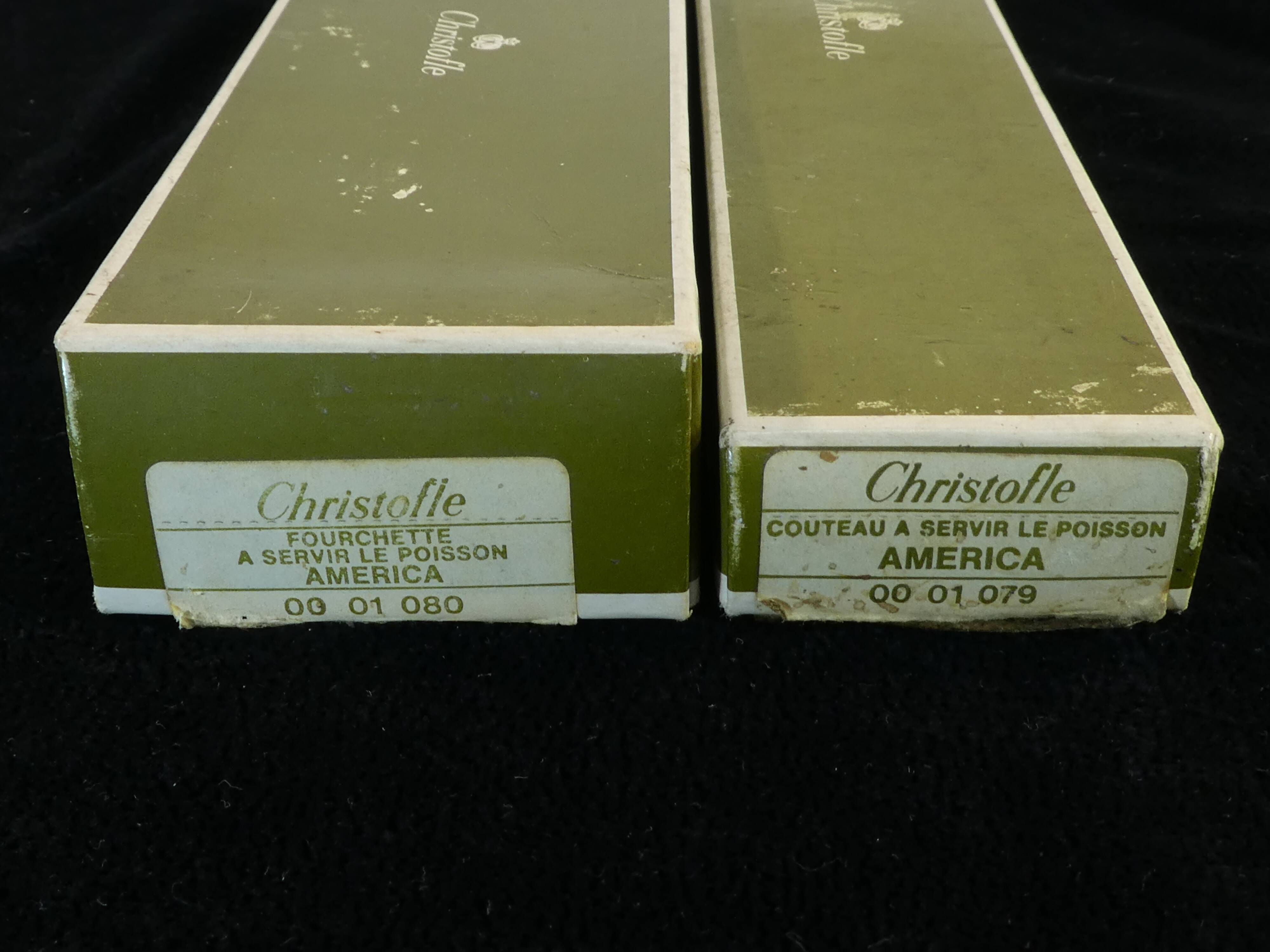 Service cover a poisson Christofle art deco modele america / luc lanel nº2