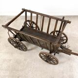Antique german goat cart farmhouse wagon