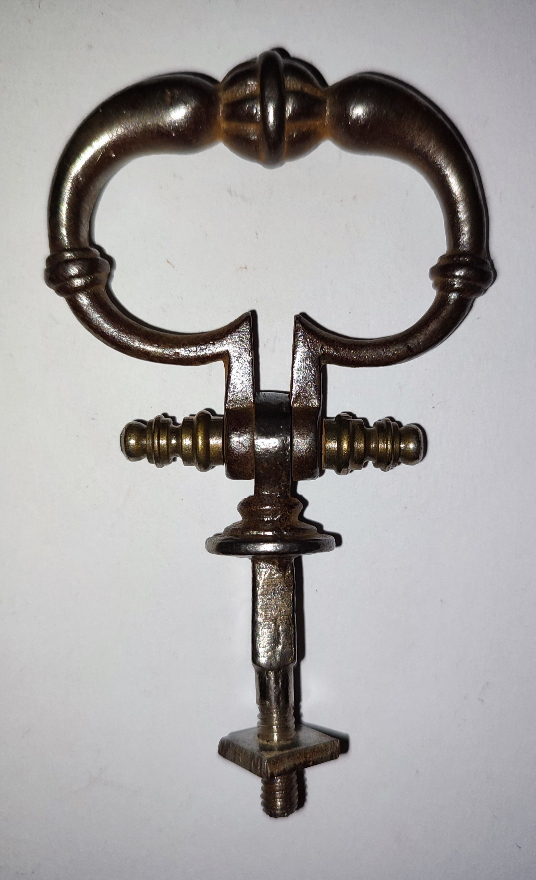 Upholstery handle in steel 1930s