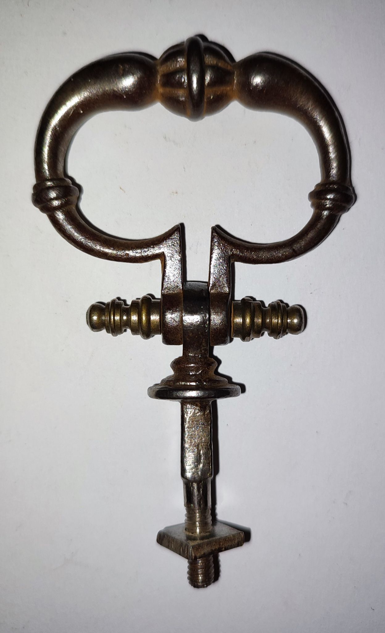 Upholstery handle in steel 1930s