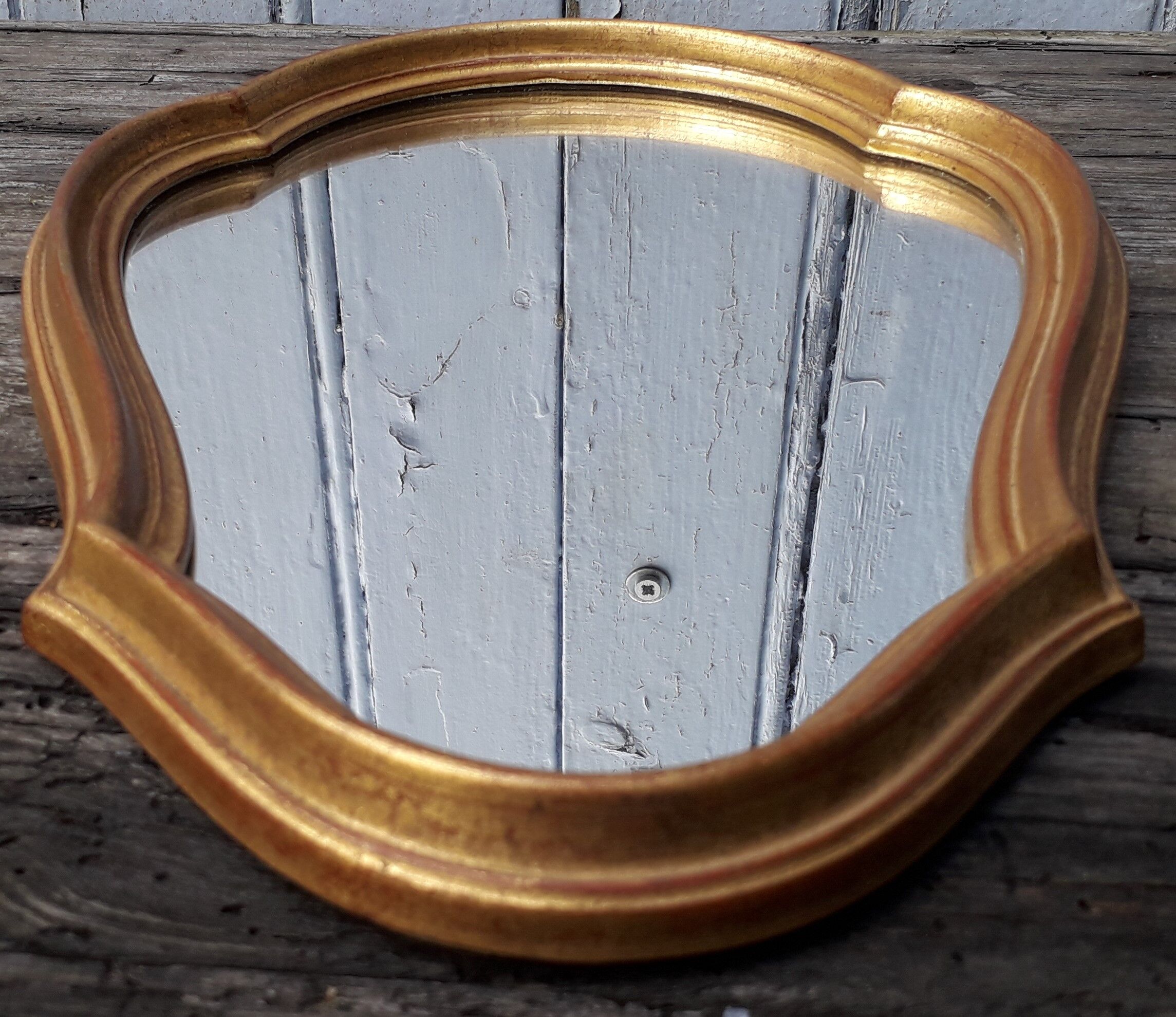 Classic golden mirror 45 x 24 cm
