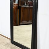 Large Blackened Wooden Mirror, Louis-Philippe style – Mid-19th century